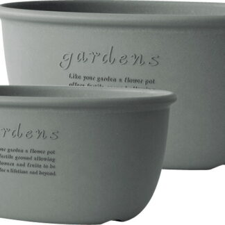 【ラッピング無料】国産 ハチマンガーデンズ エコプランター オーバル400･490 2個組 242383 日本製