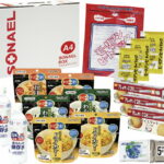 【ラッピング無料】国産 そなえるボックス(保存食3日分) LLB-70 日本製 防災セット グッズ 非常用 5年保存水 ライスクッキー 発熱剤 マジックライス 防災用ウェットティッシュ 加熱袋 水に流せるペーパー