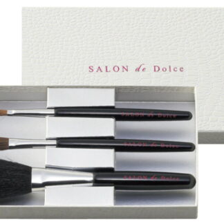 【ラッピング無料】国産 SALON de Dolce 熊野 侑昂堂の化粧筆セット SD-1680 日本製 フェイスブラシ シャドウブラシ リップブラシ