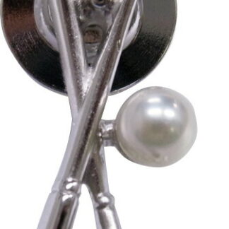 【ラッピング無料】国産 パール･パール･コウベ スポーツタックブローチ ゴルフ TKR548-4 日本製