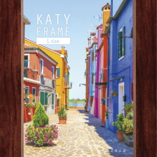 【ラッピング無料】ケイティフレーム ブラウン 100715 フォト 絵画 フラワー アート