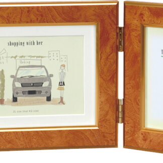 【ラッピング無料】ツインフレーム クラシック キャメル 101625 フォト 絵画 フラワー アート