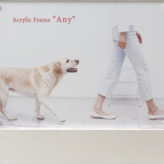 【ラッピング無料】アクリルフレームエニーポスト判 パールホワイト 100425 アルバム