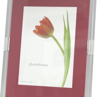 【ラッピング無料】国産 カラーフォトフレーム レッド 00503 日本製 絵画 フラワー アート