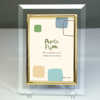 【ラッピング無料】国産 クリスタル フォトフレーム 19314 日本製 絵画 フラワー アート