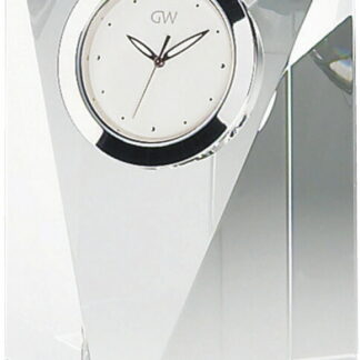 【ラッピング無料】グラスワークスナルミ プリズム クロック(M) GW1000-11009 置き時計