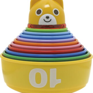 【ラッピング無料】ミキハウス ラトル コップ タワー 16-1609-784 おふろのおもちゃ