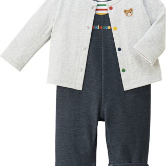 【ラッピング無料】ミキハウス オーバーオールセット 14-3306-384 Tシャツ カーディガン