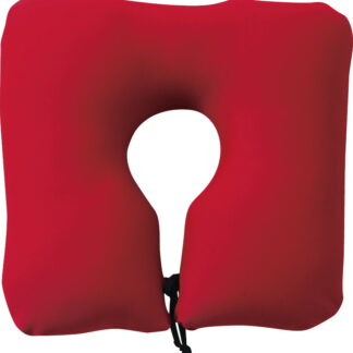 【ラッピング無料】国産 モグ ポータブルネックピロー レッド 4582289832979 日本製 クッション