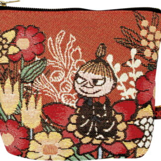 【ラッピング無料】ムーミン 花と一緒に ゴブラン織りポーチ 0434108000