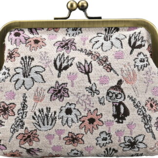 【ラッピング無料】ムーミン 花と遊ぶ ゴブラン織り口金ポーチ 1425013800