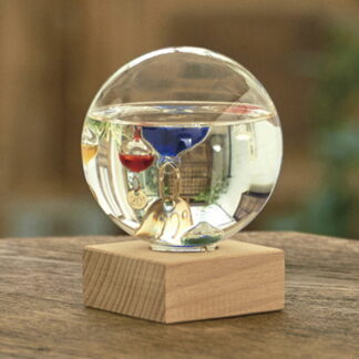 【ラッピング無料】ガラスフロート温度計 ドームS 333-209 レビュー