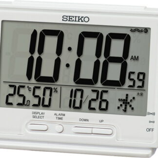 【ラッピング無料】セイコー 電波 目覚まし時計 SQ320W 置き時計