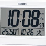【ラッピング無料】セイコー 電波 掛置時計 SQ447W 掛け時計 レビュー