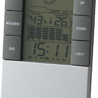 【ラッピング無料】ウェザーインフォクロック 6115-23 置き時計