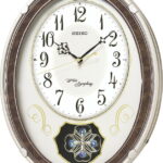 【ラッピング無料】セイコー ウェーブシンフォニー 電波正時メロディ 掛時計 AM259B 掛け時計