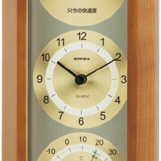 【ラッピング無料】エンペックス 快適モニタ1台4役 不快指数計･時計･温度･湿度計 TM-712 置き時計