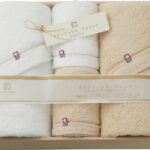 【ラッピング無料】国産 今治謹製 至福タオル バスタオル 2P ＆ フェイスタオル 2P SH55100 綿100% 日本製