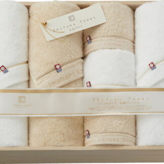 【ラッピング無料】国産 今治謹製 至福タオル バスタオル 3P ＆ フェイスタオル 3P SH55150 綿100% 日本製