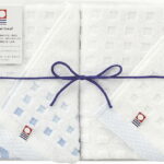 【ラッピング無料】国産 今治タオル 蒼海 ウォッシュタオル 2P J-4310 綿100% 日本製