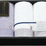 【ラッピング無料】国産 瀬戸内テーラー フェイスタオル 3P パープル TA-3001PU 綿100% 日本製