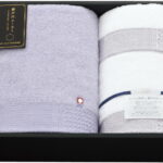 【ラッピング無料】国産 瀬戸内テーラー タオルセット パープル TA-4001PU 綿100% 日本製 バスタオル フェイス ウォッシュ タオル