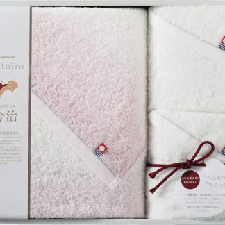 【ラッピング無料】国産 今治わたいろ 西川今治タオル バスタオル ＆ フェイスタオル 2P ピンク TBF59990 11P 綿100% 日本製
