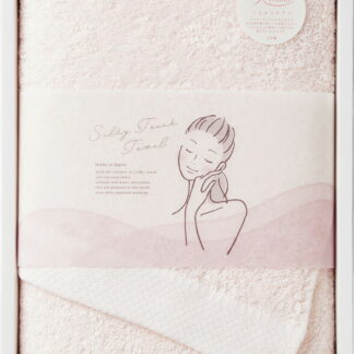 【ラッピング無料】国産 美．hada 弱酸性 潤。ハーフバスタオル ピンク JS-0315H P 綿100% 日本製