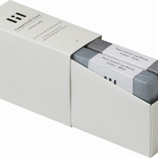 【ラッピング無料】lil(リル) 圧縮フェイスタオル 2Pセット LIL1150 綿100%