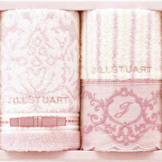 【ラッピング無料】ジル スチュアート エレガンスフルール フェイスタオル 2P 58-3189200 綿100%