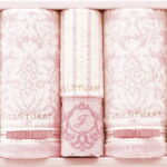 【ラッピング無料】ジル スチュアート エレガンスフルール フェイスタオル 2P ＆ ウォッシュタオル 58-3189250 綿100%