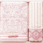 【ラッピング無料】ジル スチュアート エレガンスフルール バスタオル ＆ フェイスタオル 58-3189400 綿100%