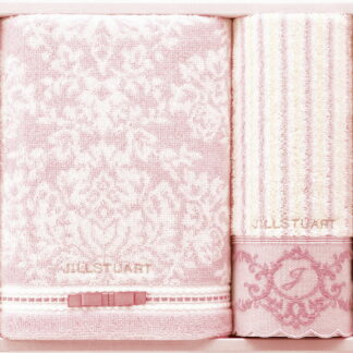 【ラッピング無料】ジル スチュアート エレガンスフルール バスタオル ＆ フェイスタオル 58-3189400 綿100%
