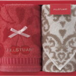 【ラッピング無料】ジル スチュアート プティスリーズ フェイスタオル ＆ タオルハンカチ 58-3159150 綿100%