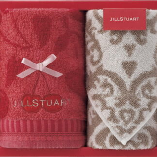 【ラッピング無料】ジル スチュアート プティスリーズ フェイスタオル ＆ タオルハンカチ 58-3159150 綿100%