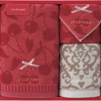 【ラッピング無料】ジル スチュアート プティスリーズ タオルセット 58-3159400 綿100% バスタオル フェイスタオル タオルハンカチ