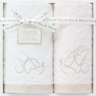 【ラッピング無料】プレミアム ディズニー エターナリー フェイスタオル ＆ ゲストタオル WR25876M