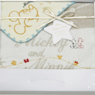 【ラッピング無料】ディズニー スターハピネス フェイスタオル ＆ ウォッシュタオル DS-9020 綿100%