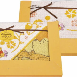 【ラッピング無料】くまのプーさん ハニープランタン タオルセット DP-3845 綿100% バスタオル フェイス ウォッシュ タオル