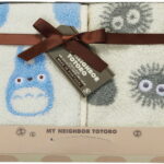 【ラッピング無料】となりのトトロ トトロシルエットN ウォッシュタオル 2P TT-7215 綿100%