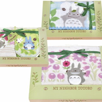 【ラッピング無料】となりのトトロ 森のひなたぼっこ タオルセット TT-7350 ウォッシュタオル バスタオル フェイスタオル