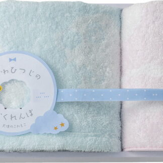 【ラッピング無料】国産 天使のふわもこ ふわふわひつじのかくれんぼ ウォッシュタオル ＆ タオルハンカチ FH-510 綿100% 日本製