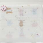 【ラッピング無料】国産 天使のガーゼ ダンシングベア バスタオル グリーン TE-3129GR 綿100% 日本製