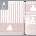 【ラッピング無料】ベビー GAP ミニバスタオル ＆ ウォッシュタオル ＆ スタイ ピンク 54-5019300P 綿100%