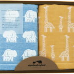 【ラッピング無料】国産 エレファントインファント フェイスタオル 2P ELF-25 綿100% 日本製