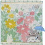 【ラッピング無料】となりのトトロ 花景色 ウォッシュタオル 1005048900 ハンドタオル