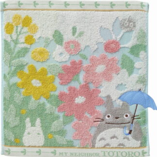 【ラッピング無料】となりのトトロ 花景色 ウォッシュタオル 1005048900 ハンドタオル
