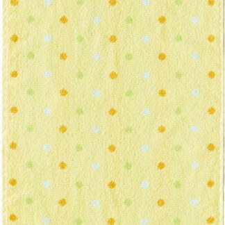 【ラッピング無料】はらぺこあおむし オーガニック キャンディードット フェイスタオル イエロー FM434503 オーガニックコットン100％