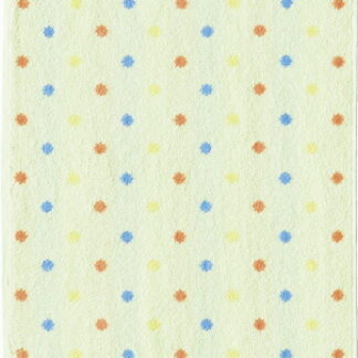 【ラッピング無料】はらぺこあおむし オーガニック キャンディードット フェイスタオル グリーン FM434504 オーガニックコットン100％