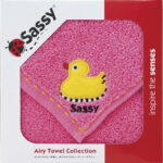 【ラッピング無料】サッシー ミニタオル ピンク SA-7451 綿100%